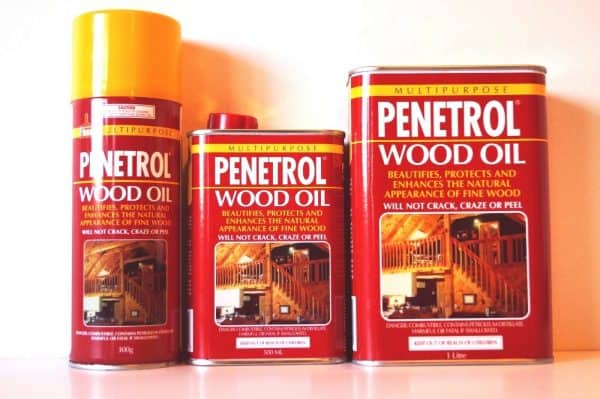 Different packs of Penetrol Multipurpose Wood Oil