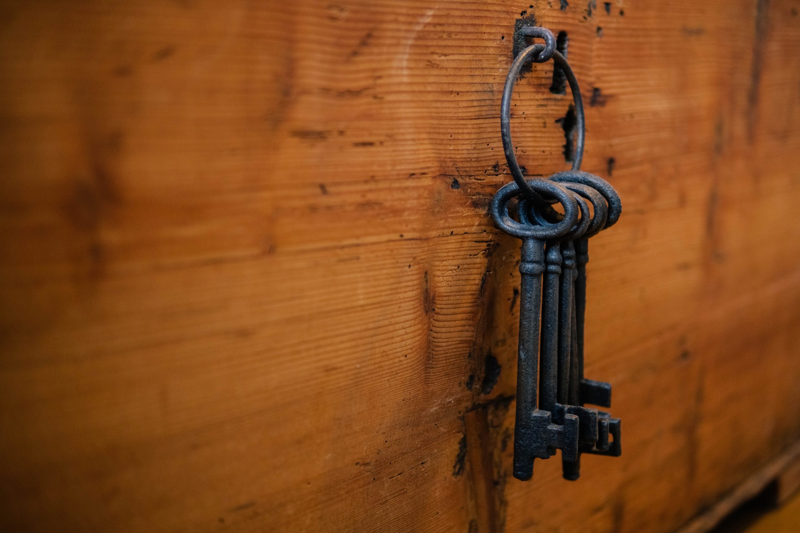 picture of old style mortice keys