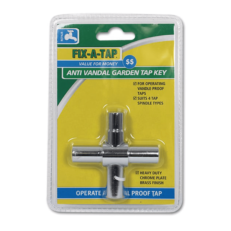 Fix-a-Tap 4 Way Anti Vandal Garden Tap Key