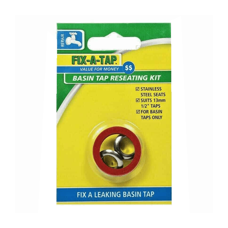 Fix-A-Tap BASIN TAP RESEATING KIT Non Corrosive Suits 1/2" 13mm TAPS