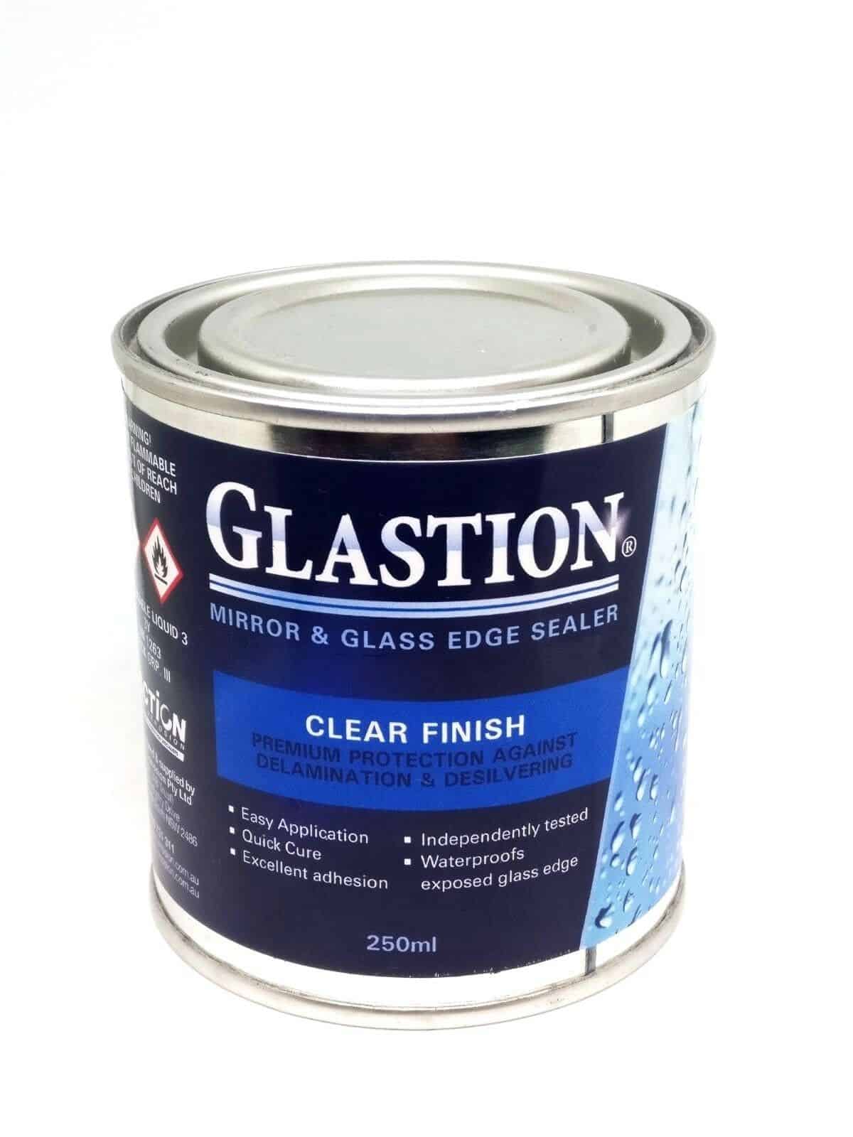 Glastion Mirror & Glass Edge Sealer 250ml Protects Mirror from ...
