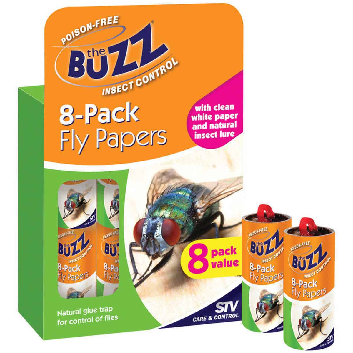 thebuzz Insect Control 8-Pack Ply Papers