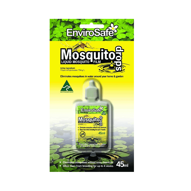 MOSQUITO DROPS EnviroSafe 45ml Controls Mosquito Breeding on Water Surface