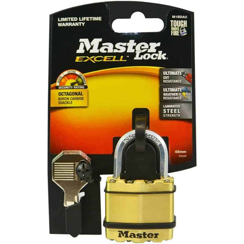 Padlock High Security with 45mm Core MASTER EXCELL LOCK