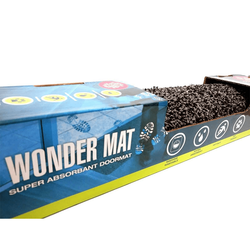 Wonder Mat Super Absorbent Doormat Charcoal 40 X 60 Cm - Hendra Hardware